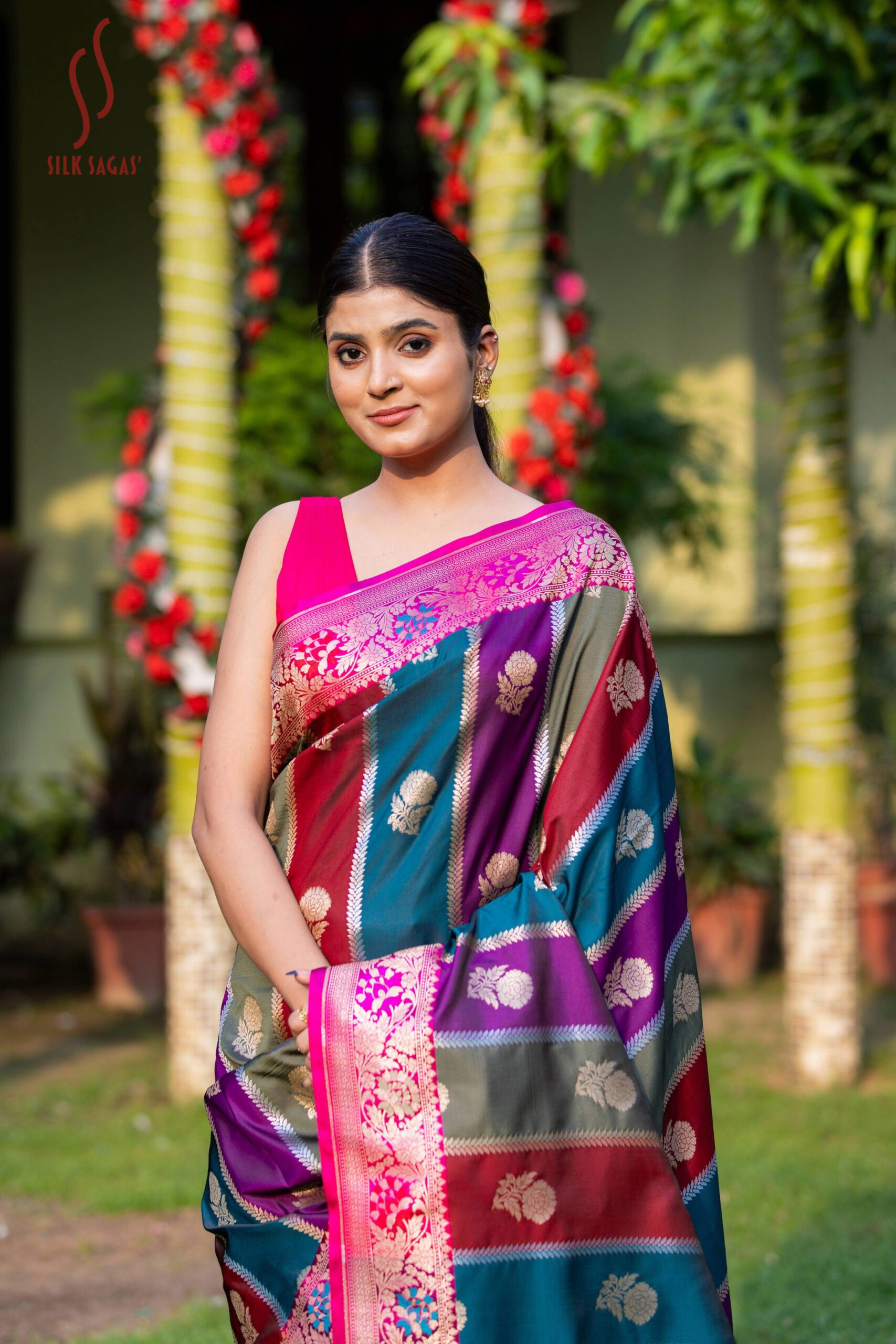 Designer Banarasi Silk Saree
